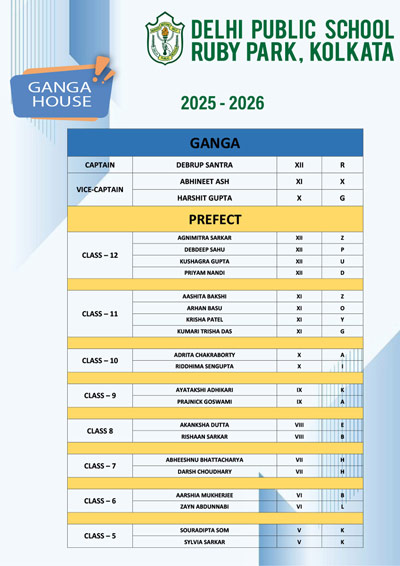 House Prefect 2025-26