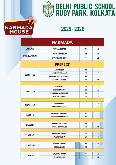 House Prefect 2025-26